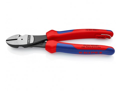 Кусачки боковые особой мощности со страховочным креплением Knipex KN-7402200T
