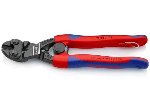 Компактный болторез KNIPEX CoBolt® черненые, 200 мм, Knipex KN-7122200TBK