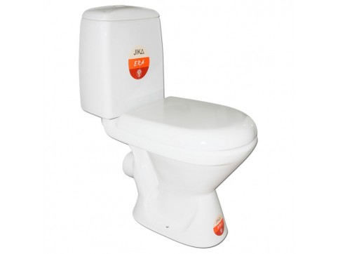 Унитаз компакт Jika ERA 2453.2 (345х770х640) с горизонтальным выпуском, двойной смыв, без сиденья