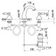 Смеситель Webert DORIAN DO 750101