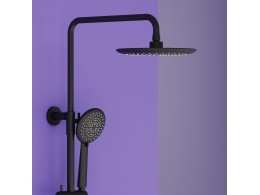 Душевая система Sancos Гейм (Game) с термостатом черный, SC3001MB