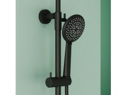 Душевая система Sancos Гейм (Game) с термостатом черный, SC3002MB