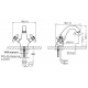 Смеситель для раковины ЭЛЬБА LUX Варион 1349161, 1349162