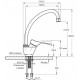 Смеситель для кухни SELTA U-образный излив Варион 2846793