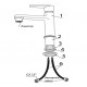 Смеситель для раковины Selta Варион 2340793