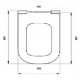 Сиденье с крышкой Вега/VEGA DP SC , дюропласт, микролифт, белое (на Roca Gap)
4800009304828
